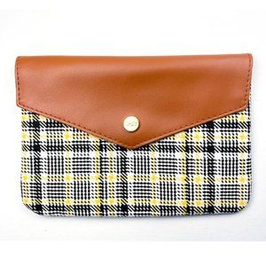 Faux Leather Vinyl PU Zipper Clutch Purse Gift Present